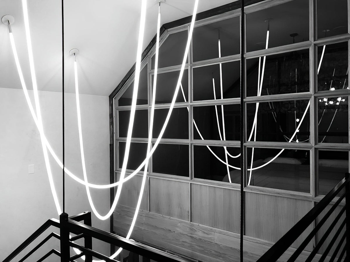Luxury Gold LED Hanging Light Fixture