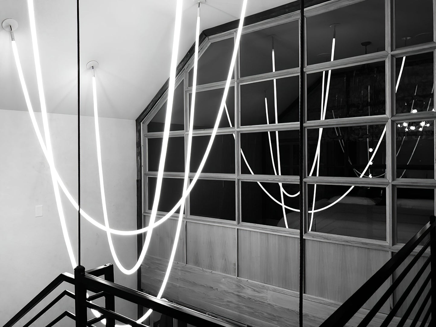Sleek Round Modern Pendant Light Fixture