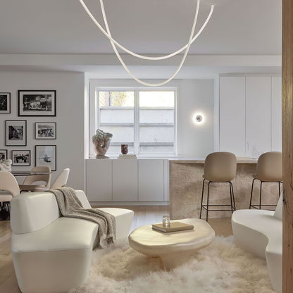 Luxury Gold LED Hanging Light Fixture