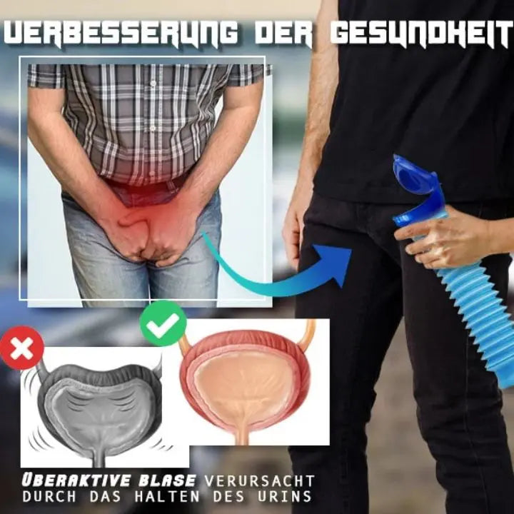 Compact Male Travel Toilet