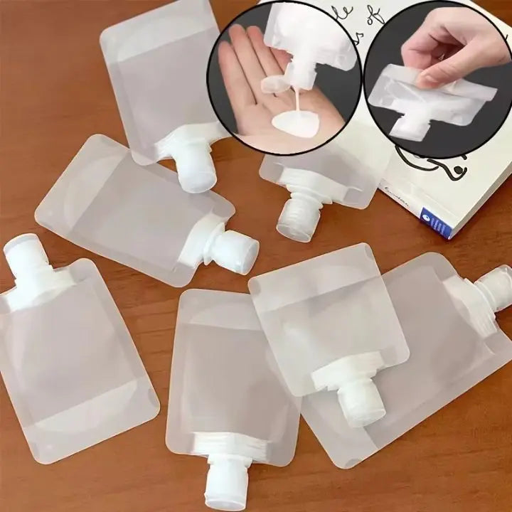 Spill-Proof Travel Accessory Bags - 10 Pack - Cofik