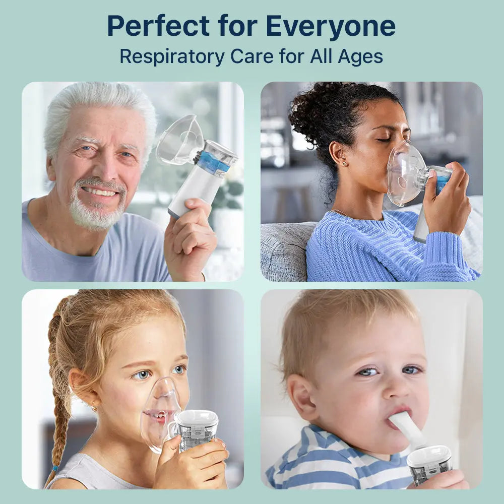 Compact Handheld Nebulizer for Cough and Asthma Relief
