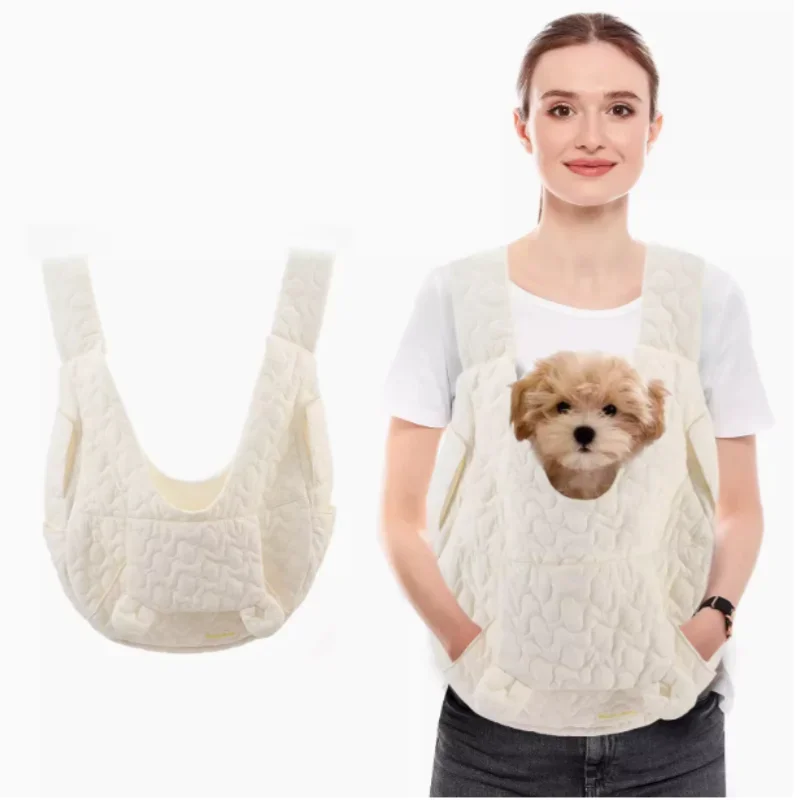 Large Pet Sling Carrier - Waterproof and Portable Dog Bag