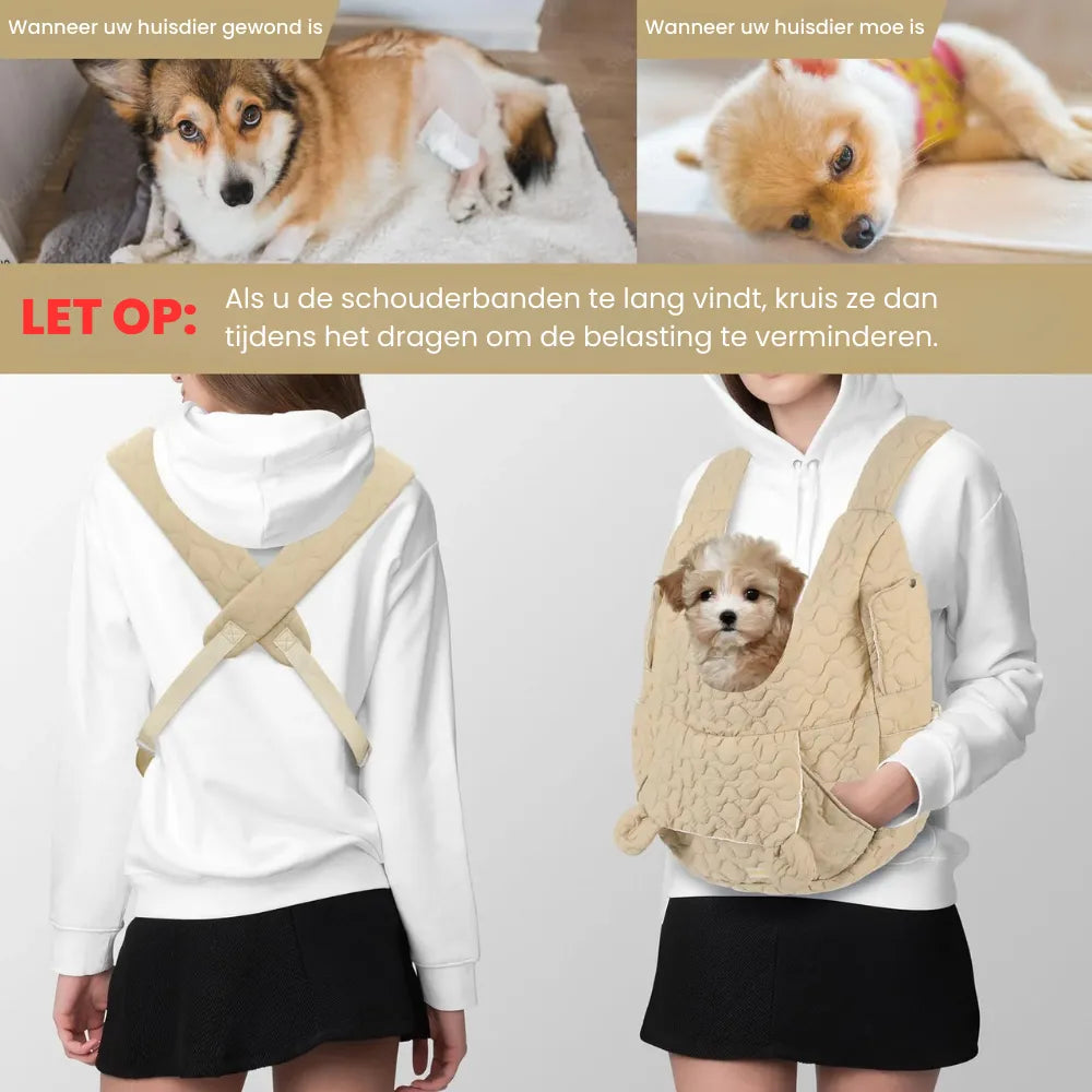 Large Pet Sling Waterproof Dog Carrier Backpack