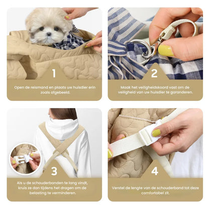 Large Pet Sling Waterproof Dog Carrier Backpack