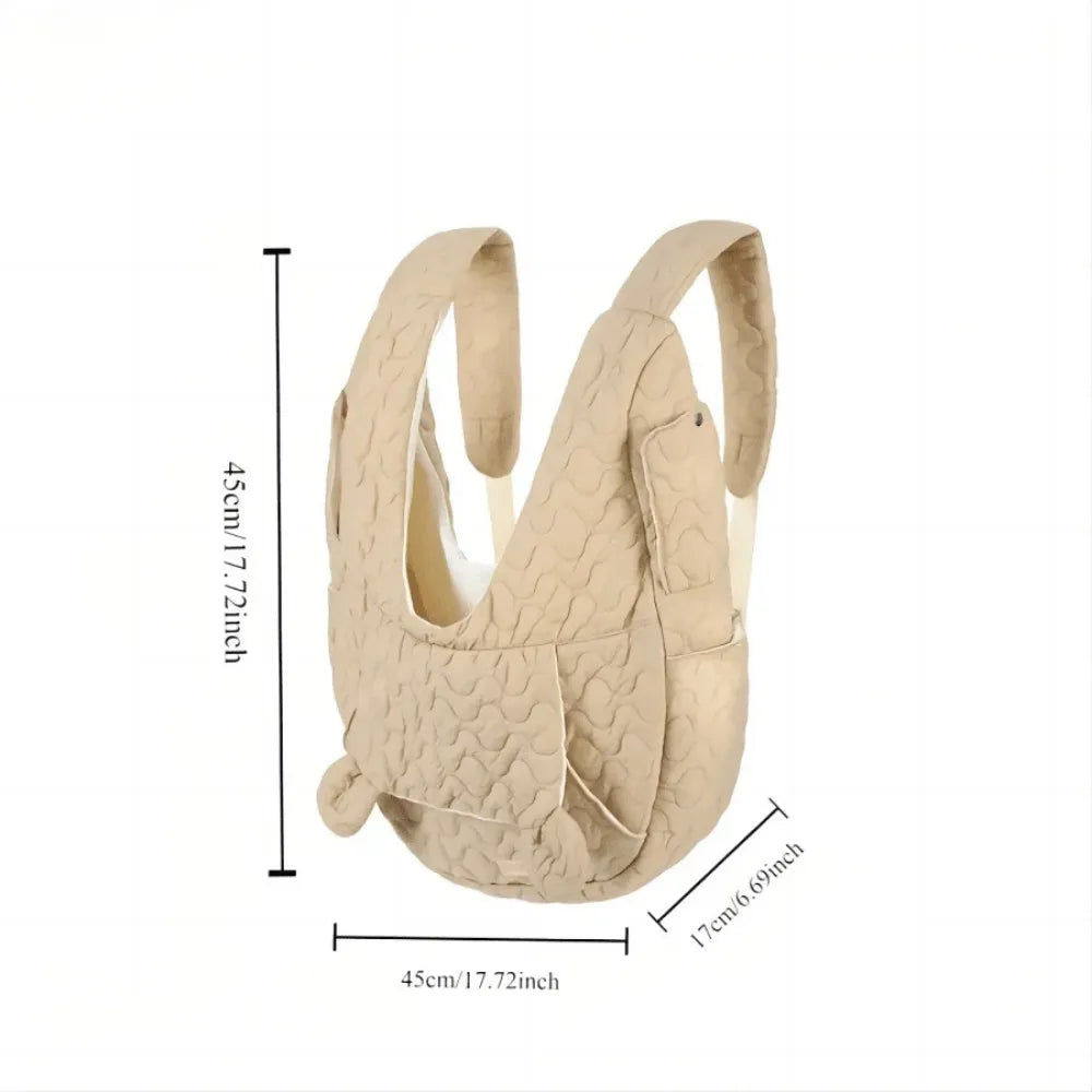 Large Pet Sling Carrier - Waterproof and Portable Dog Bag
