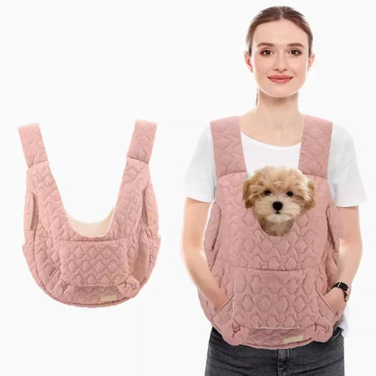 Large Pet Sling Carrier - Waterproof and Portable Dog Bag