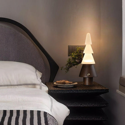 Tall Wooden Floor Lamp