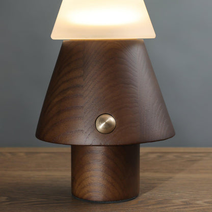 Tall Wooden Floor Lamp