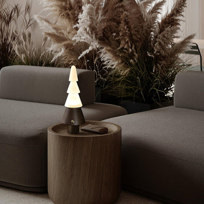 Tall Wooden Floor Lamp