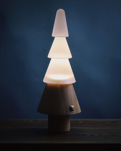 Tall Wooden Floor Lamp