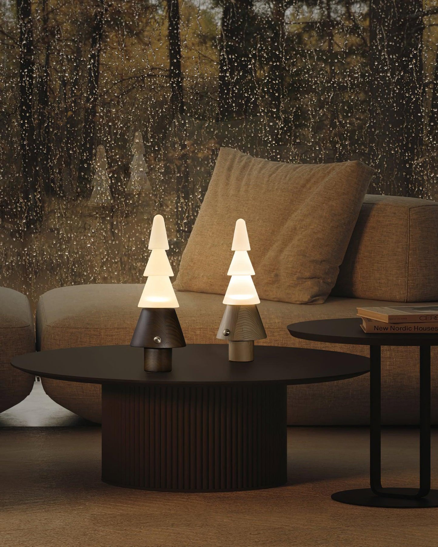 Tall Wooden Floor Lamp