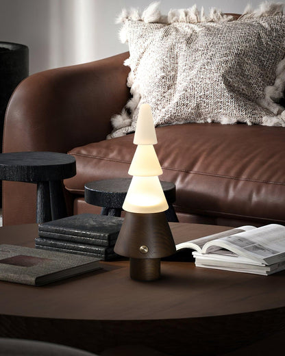 Tall Wooden Floor Lamp