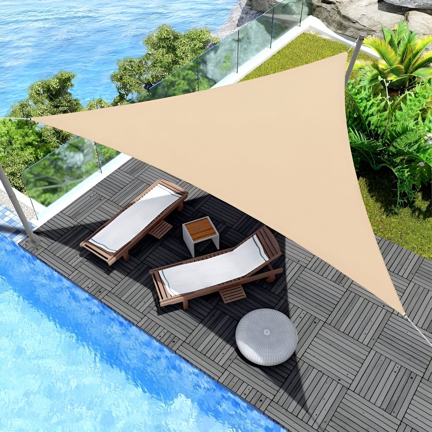 Ultimate UV Sun Shade - Waterproof Triangle Canopy