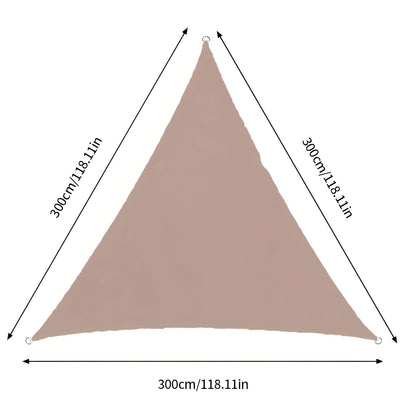 Ultimate UV Sun Shade - Waterproof Triangle Canopy