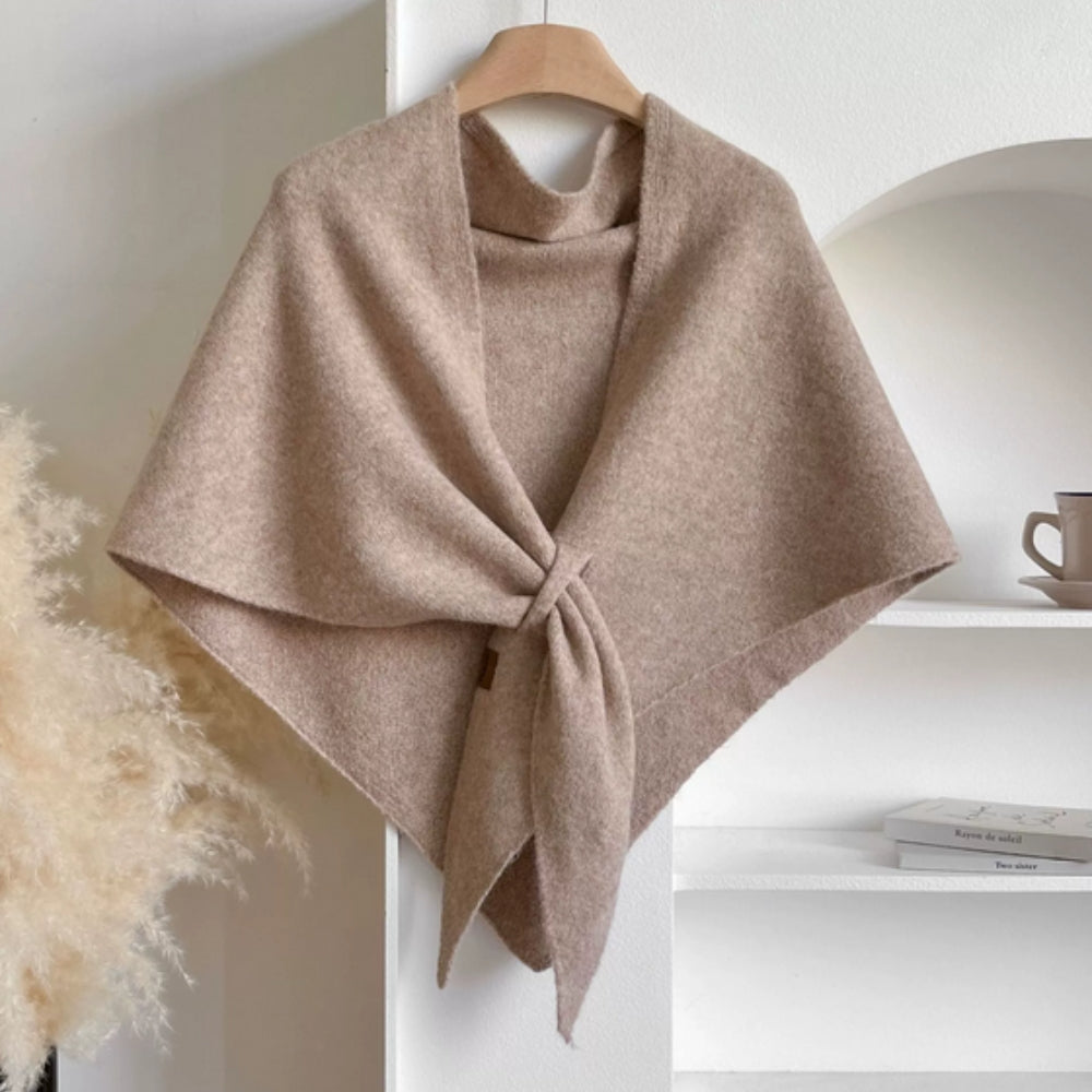 Cozy Lightweight Triangle Shawl Wrap Cape