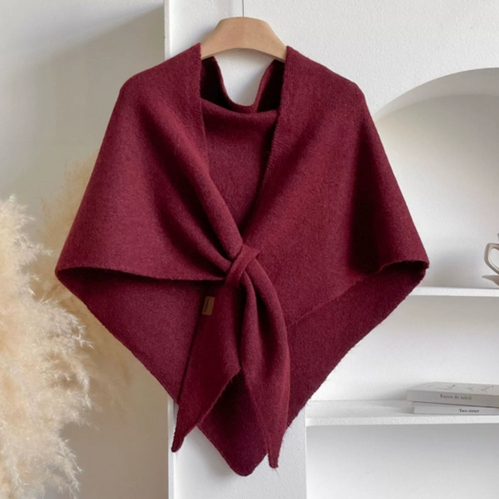 Cozy Lightweight Triangle Shawl Wrap Cape - Cofik