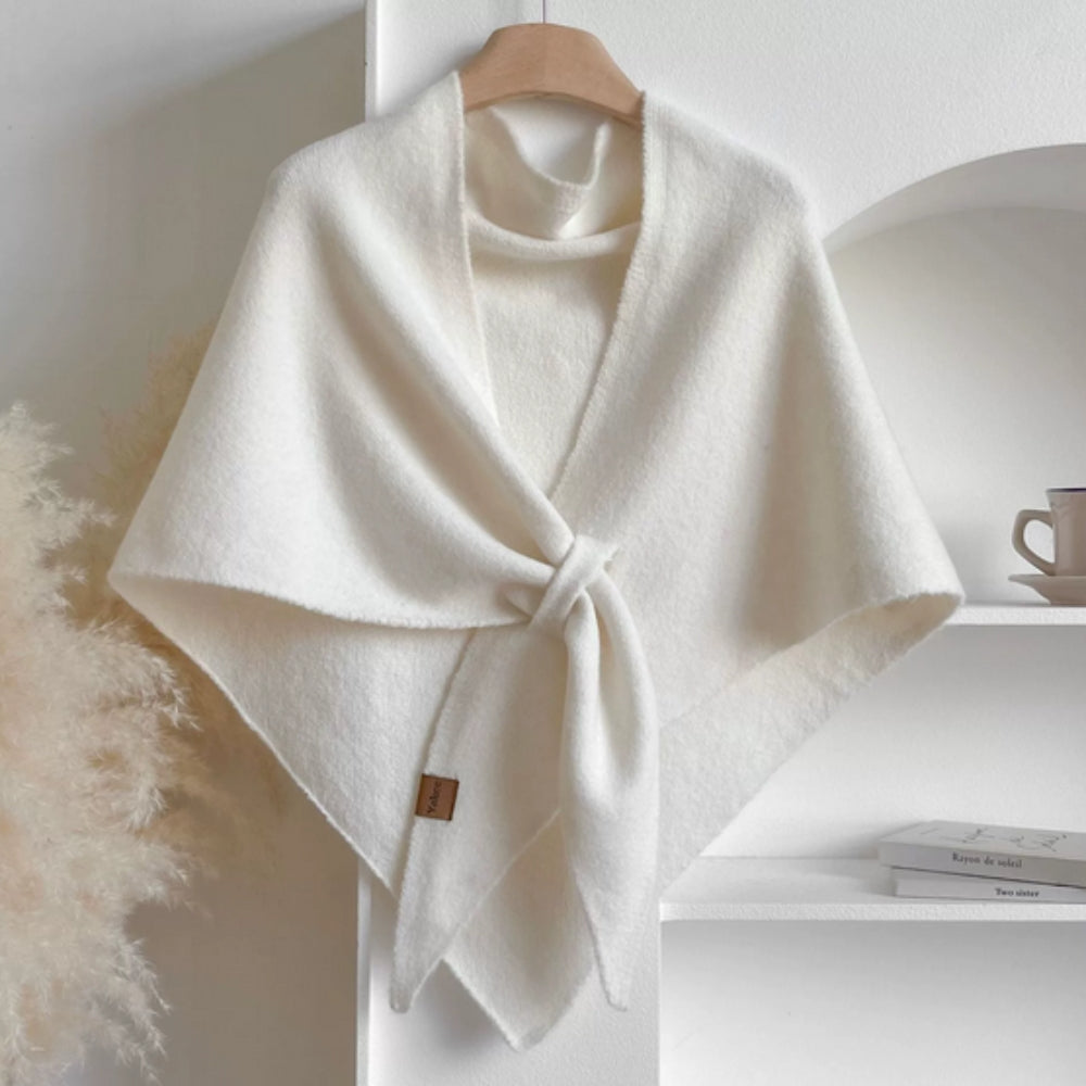 Cozy Lightweight Triangle Shawl Wrap Cape