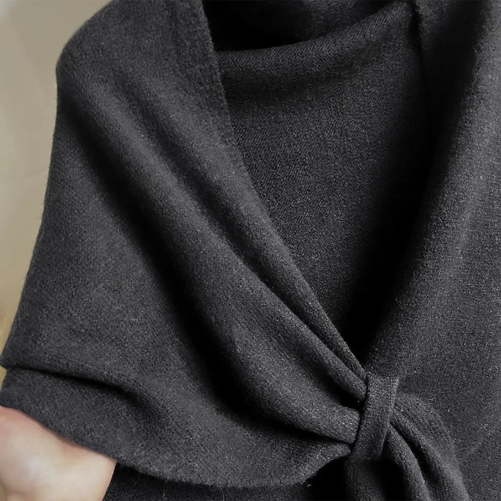 Cozy Lightweight Triangle Shawl Wrap Cape