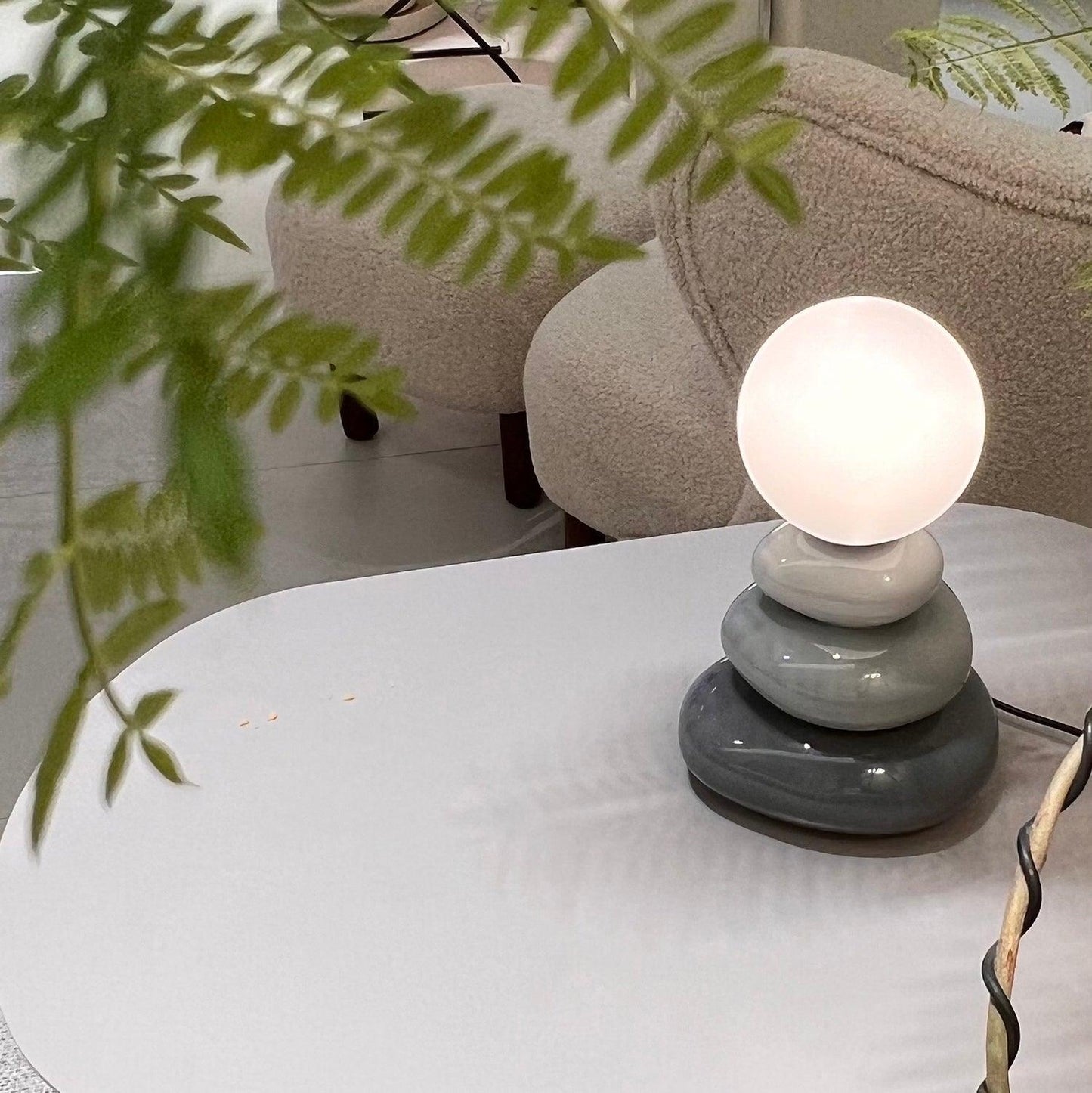 Unique Glass Table Light