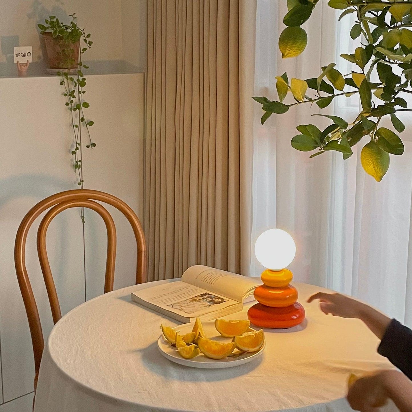 Unique Glass Table Light