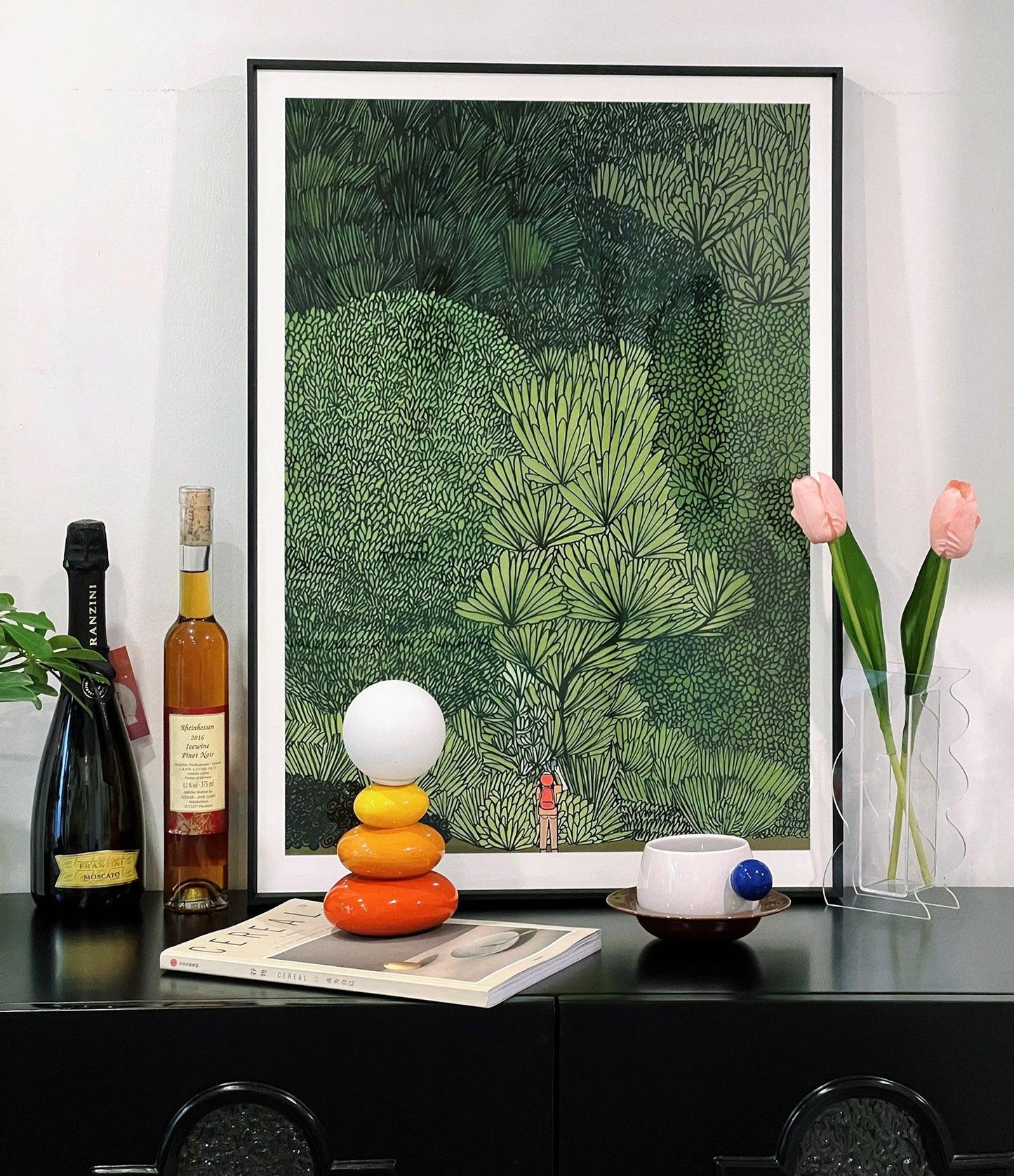 Unique Glass Table Light
