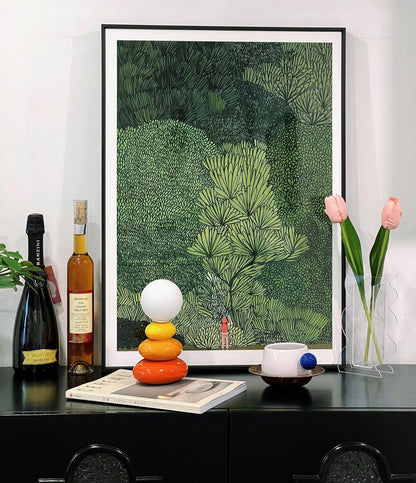 Unique Glass Table Light