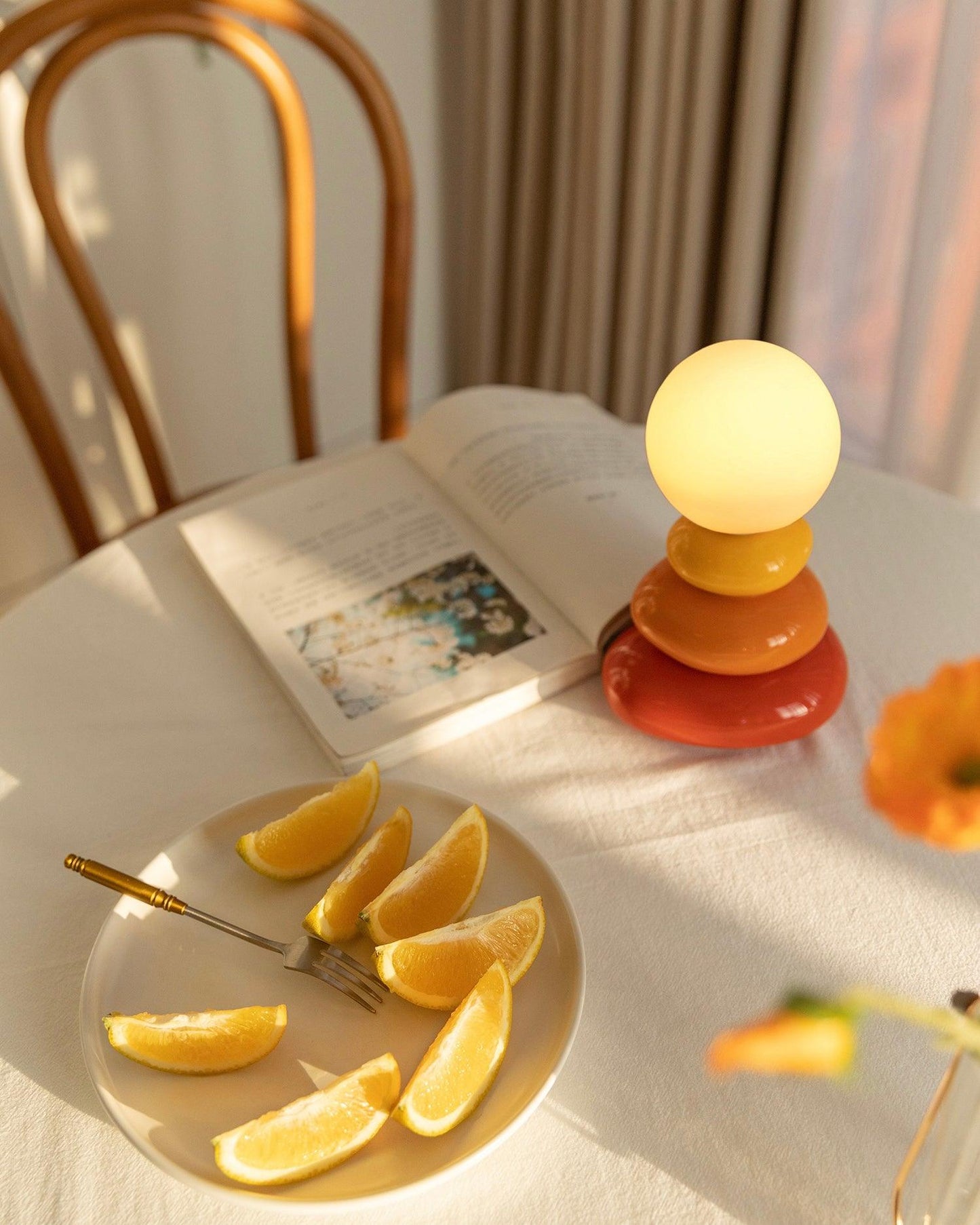 Unique Glass Table Light