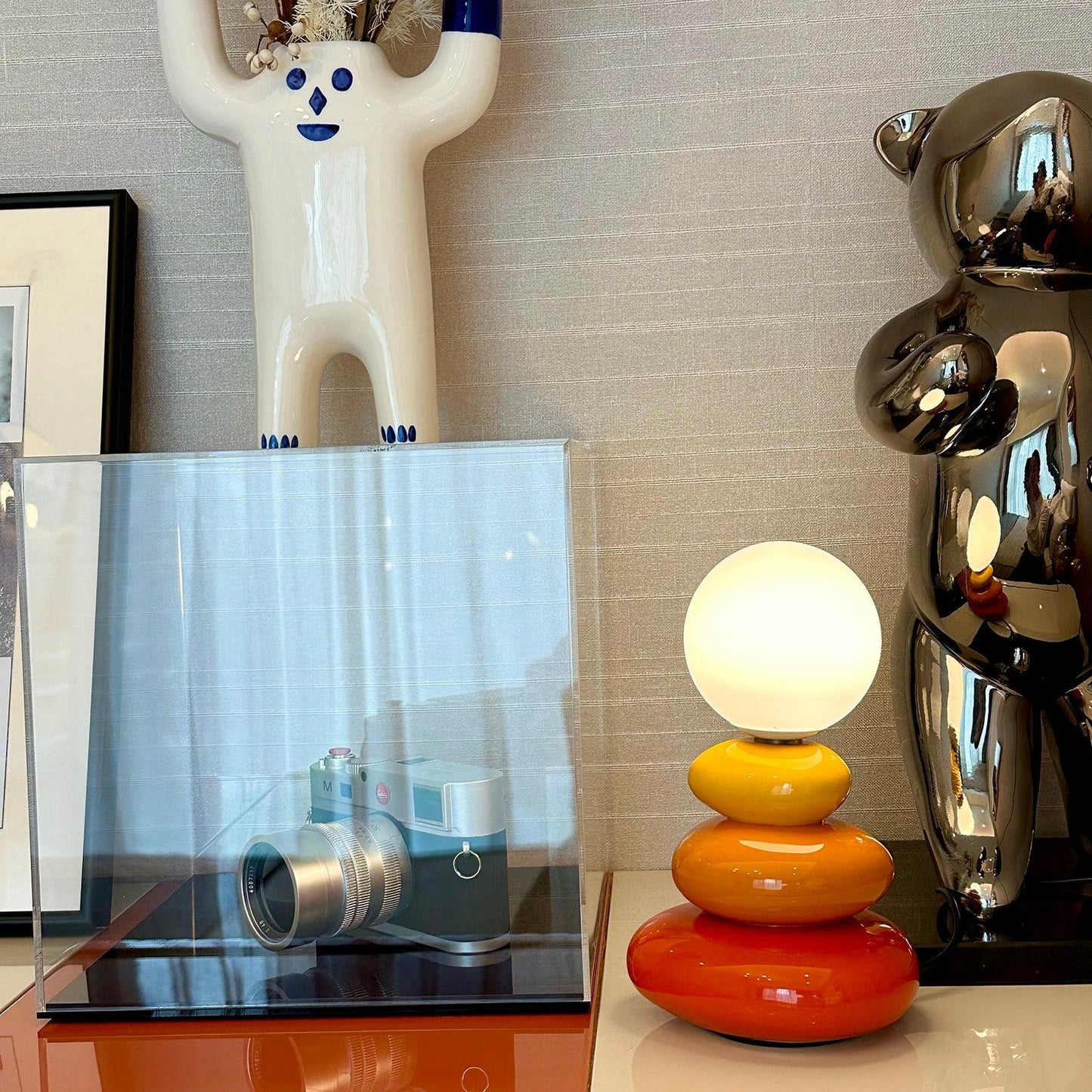 Unique Glass Table Light