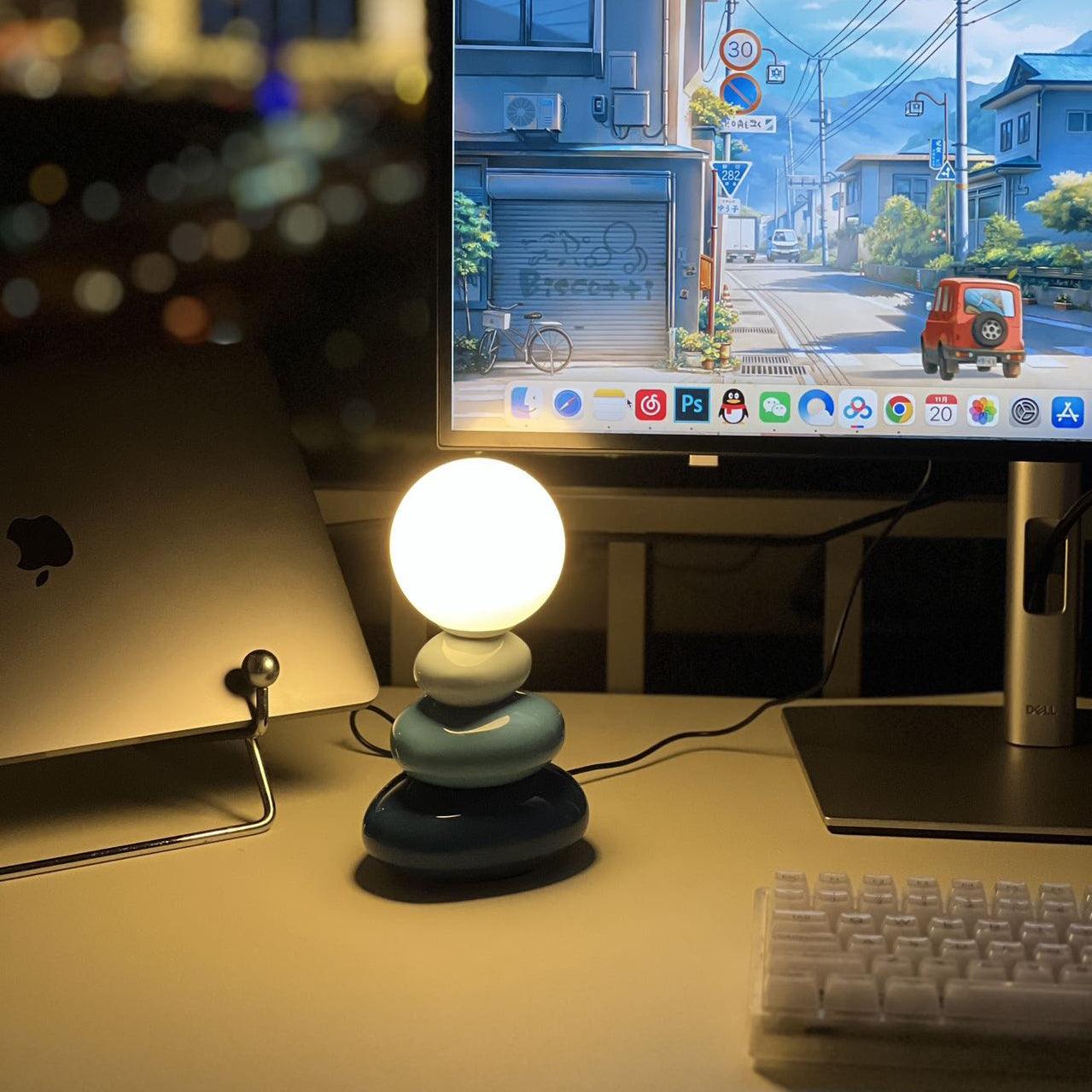 Unique Glass Table Light