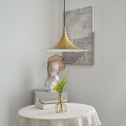 Sleek Metal Pendant Ceiling Light Fixture