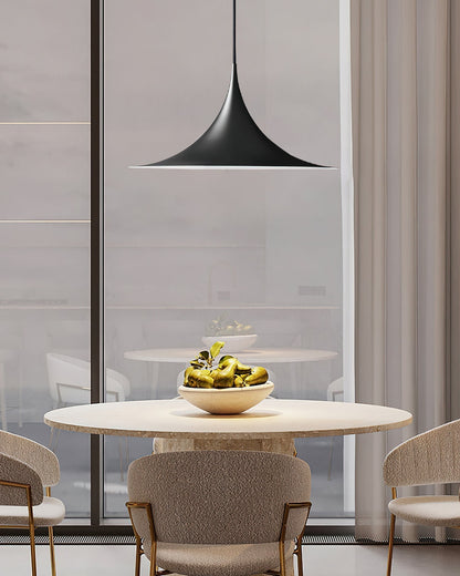 Sleek Metal Pendant Ceiling Light Fixture