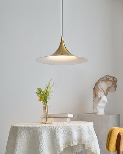 Sleek Metal Pendant Ceiling Light Fixture