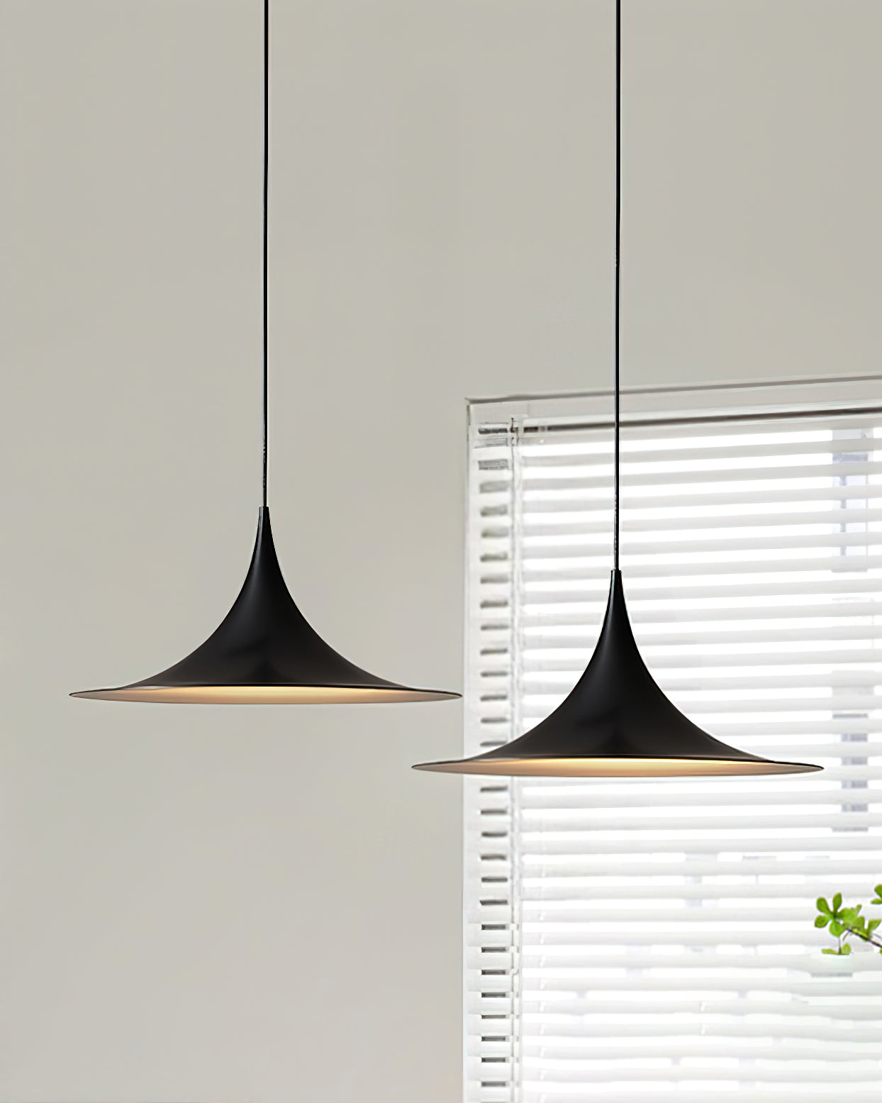 Sleek Metal Pendant Ceiling Light Fixture
