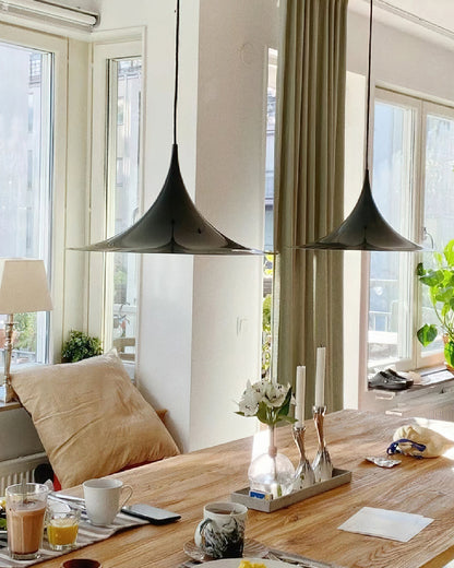 Sleek Metal Pendant Ceiling Light Fixture