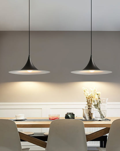 Sleek Metal Pendant Ceiling Light Fixture
