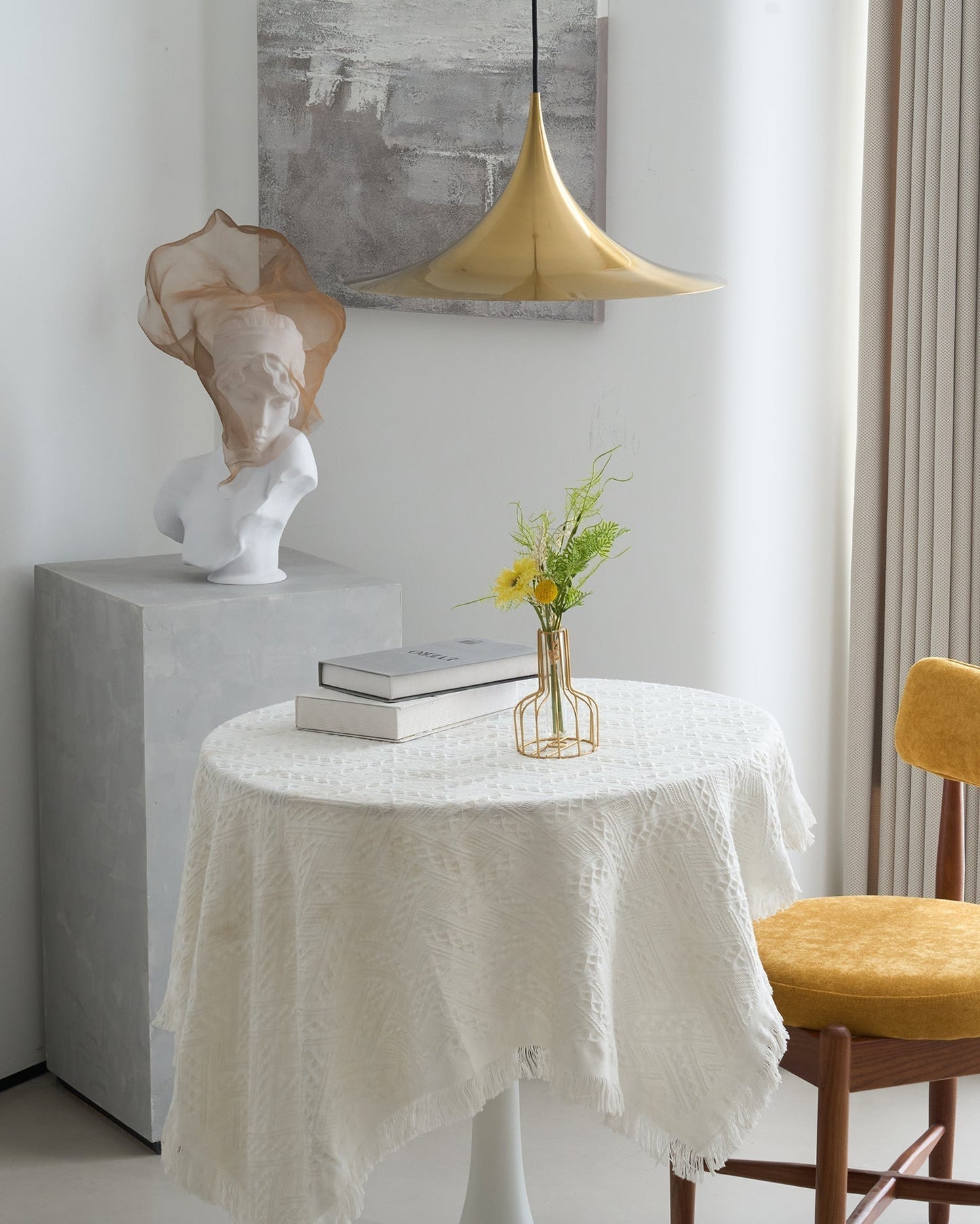 Sleek Metal Pendant Ceiling Light Fixture