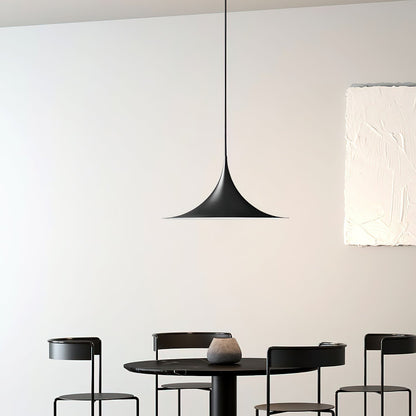 Sleek Metal Pendant Ceiling Light Fixture