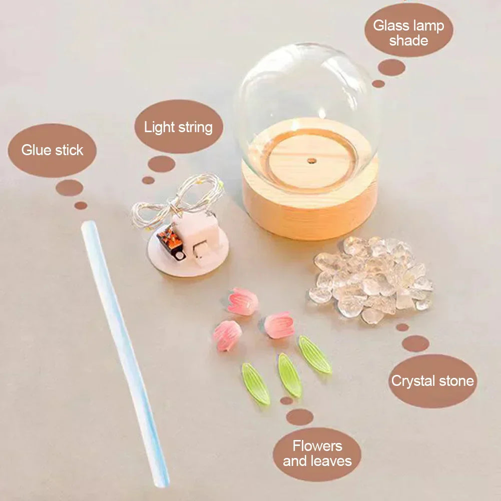 Beautiful Floral Desk Lamp – Soft Lighting