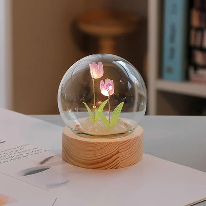 Beautiful Floral Desk Lamp – Soft Lighting