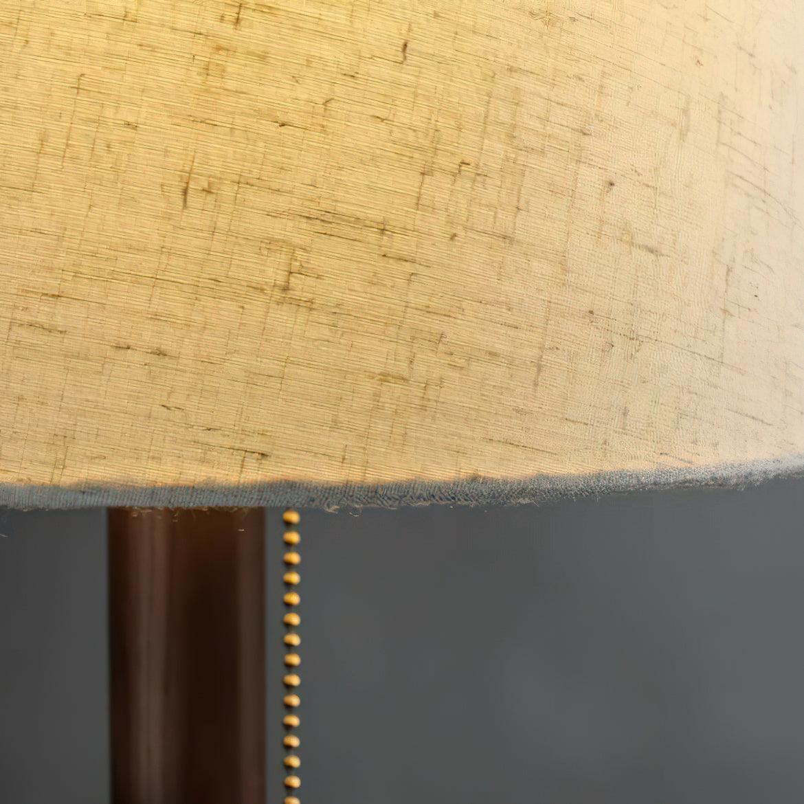 Rustic Wooden Side Table Lamp