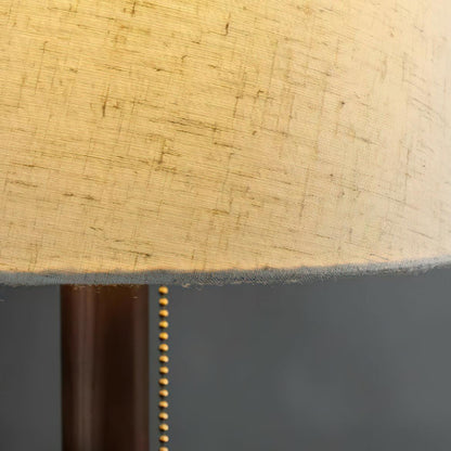 Rustic Wooden Side Table Lamp
