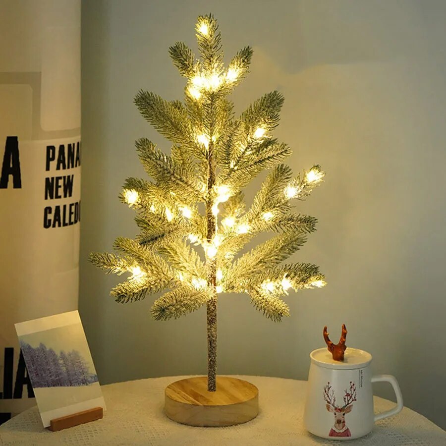 Warm White LED Christmas Table Lamp