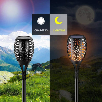 Outdoor Solar Powered Garden Lights 96 LED Set