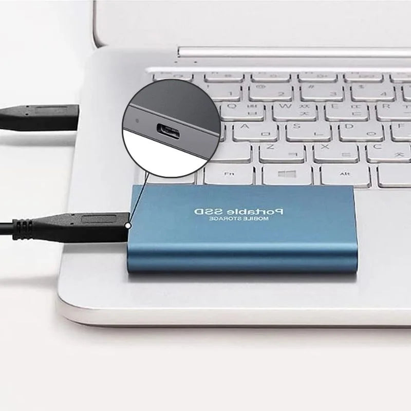 Fast Portable 128GB External Solid State Drive