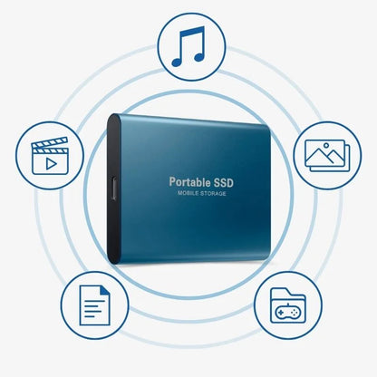 High Speed 128GB Portable External SSD