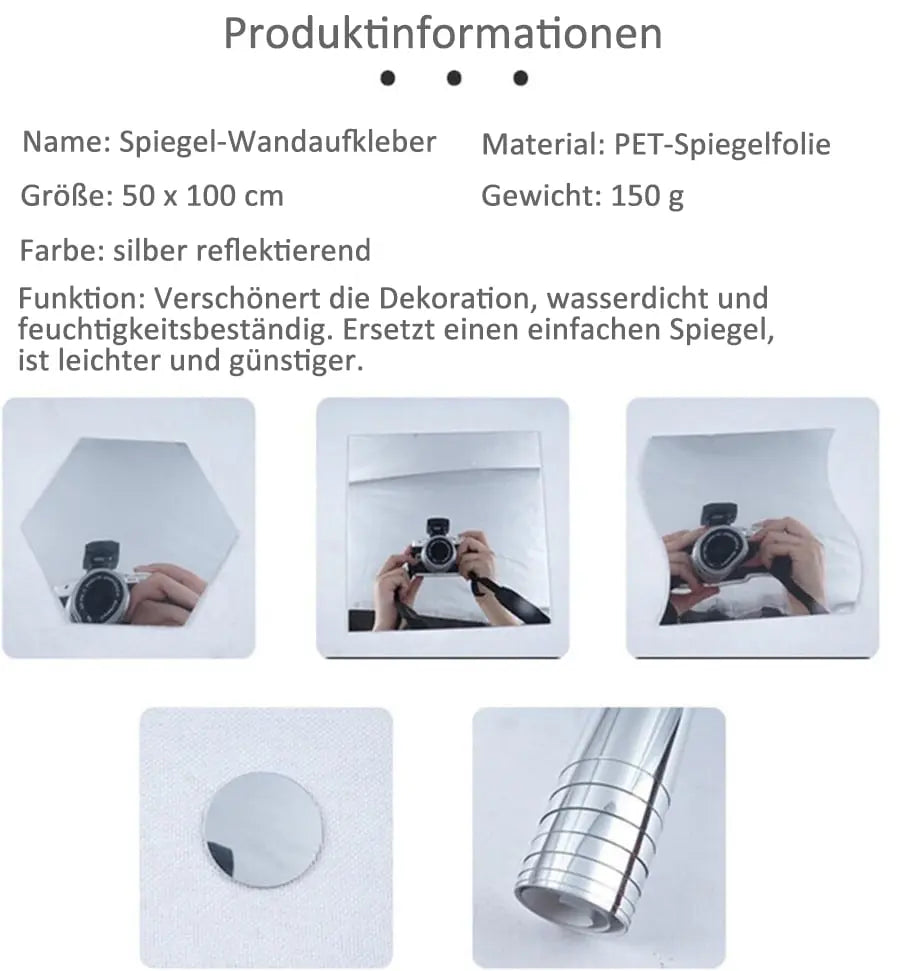 Flexible Unbreakable Glass Mirror