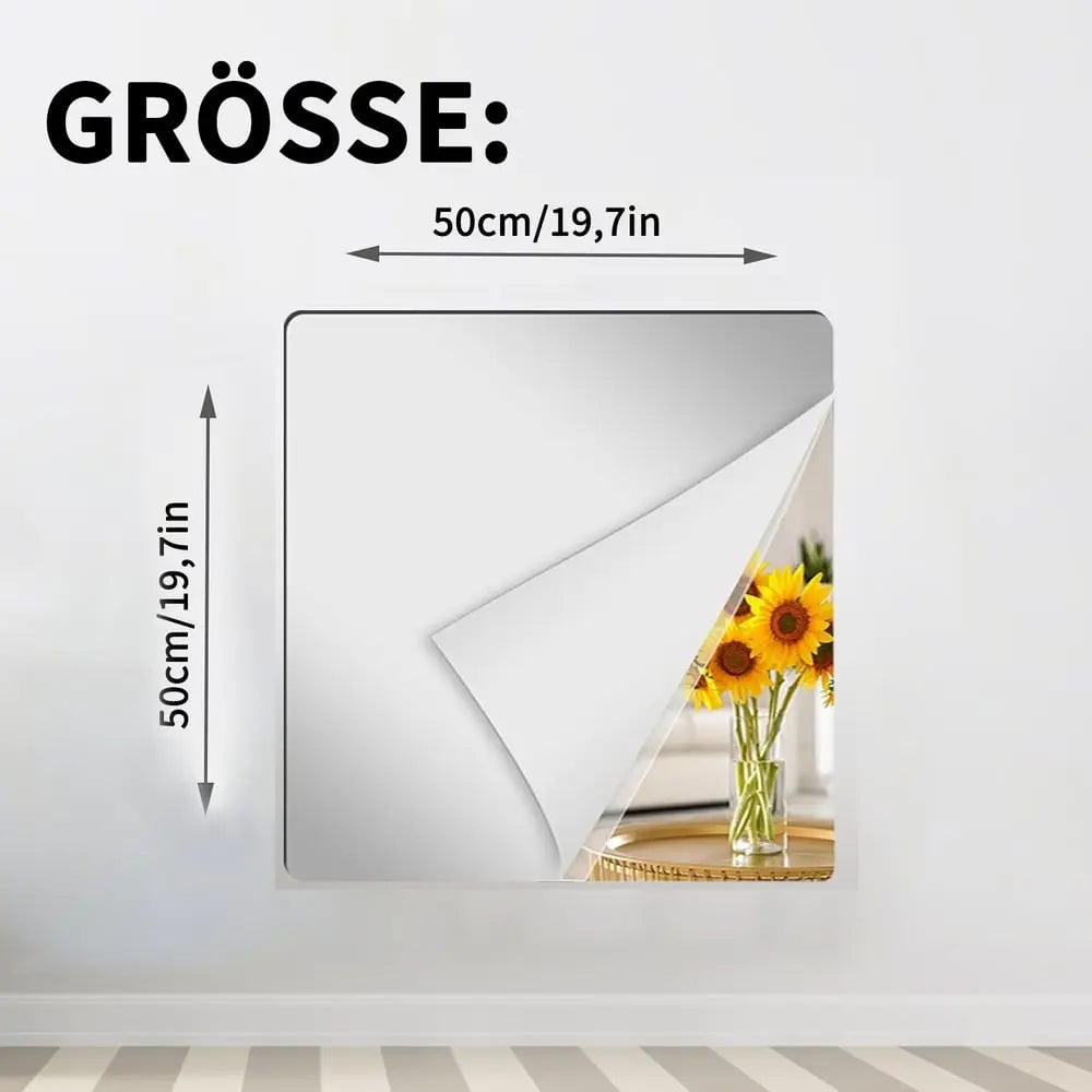 Flexible Unbreakable Glass Mirror