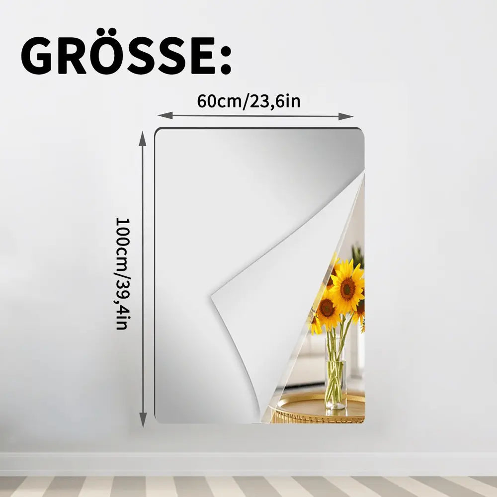 Flexible Unbreakable Glass Mirror