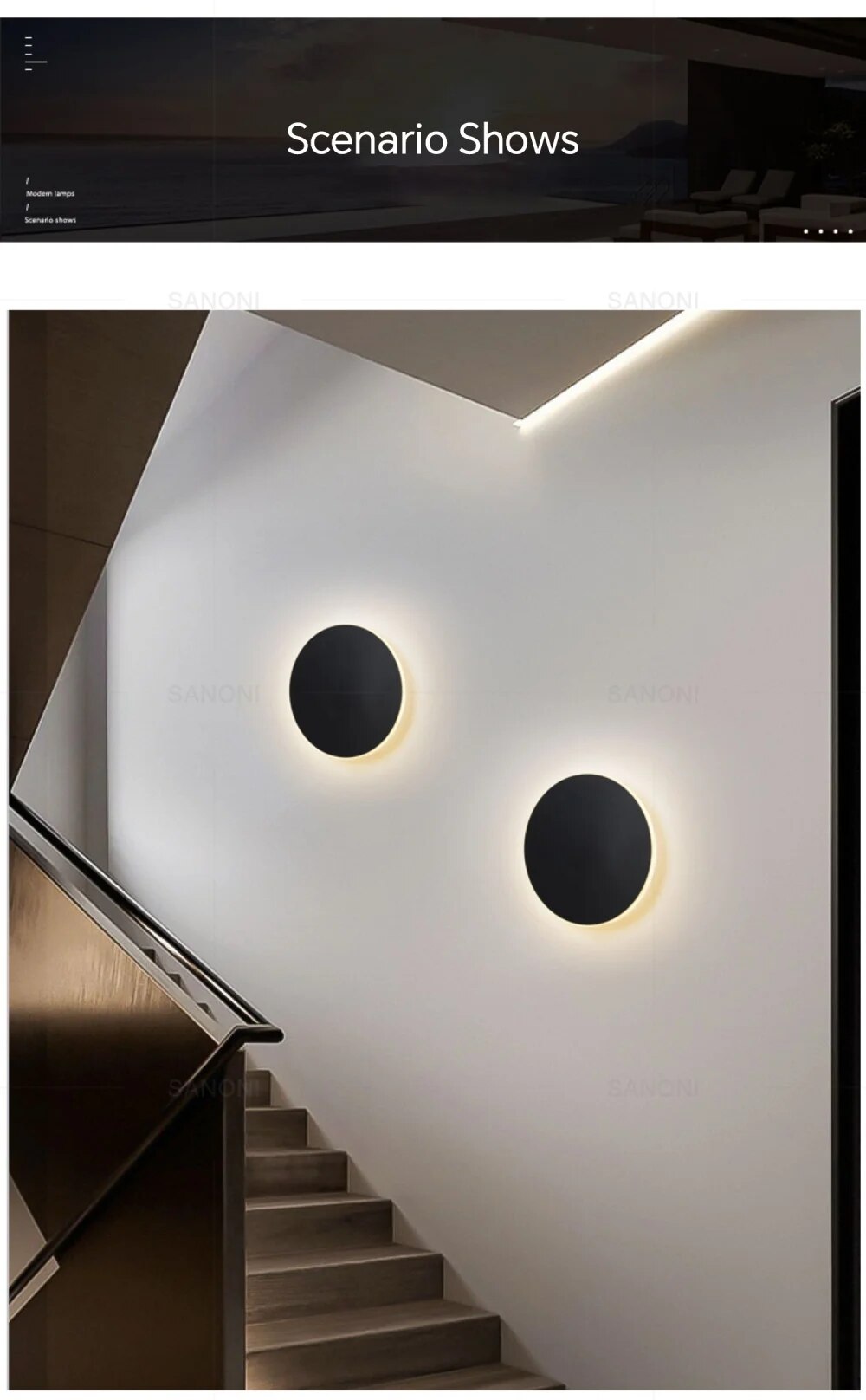 Modern Round LED Wall Lamp